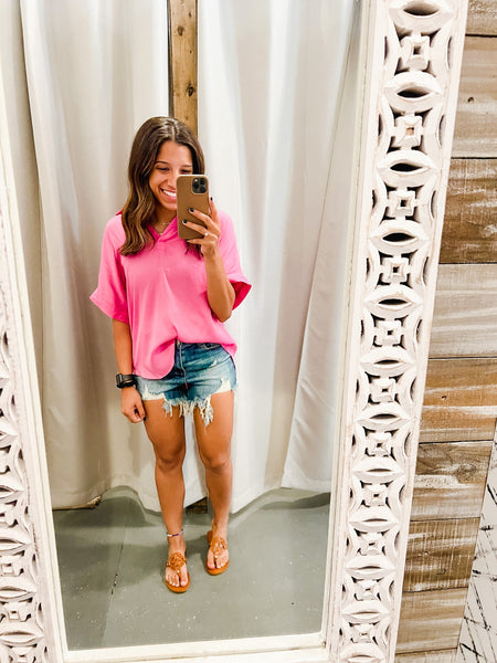 after hours top | candy pink