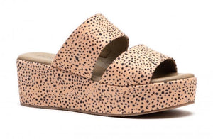 shamrock sandal | brown speckled