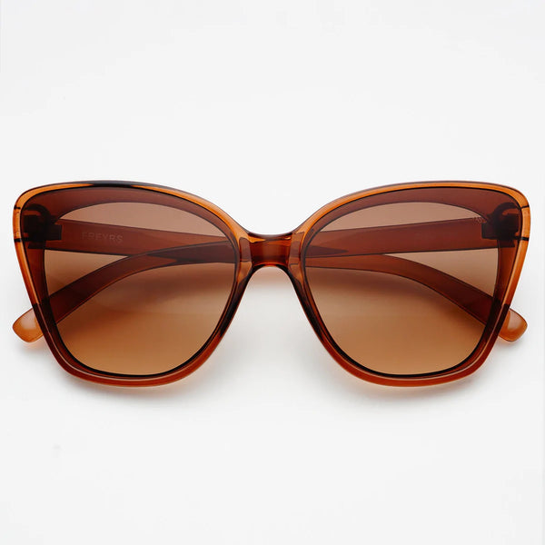 grace in brown | by freyrs eyewear