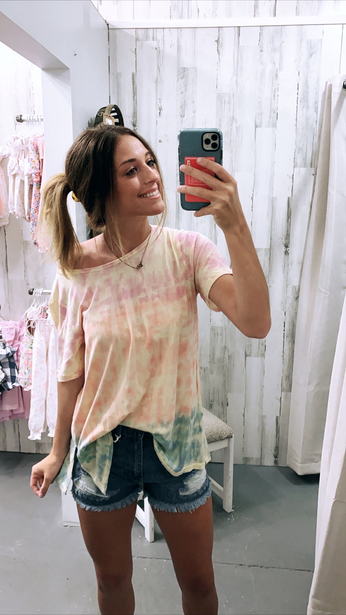 FREE SPIRIT TIE DYE TOP - BERRY