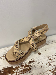 oro sandal | brown speckled