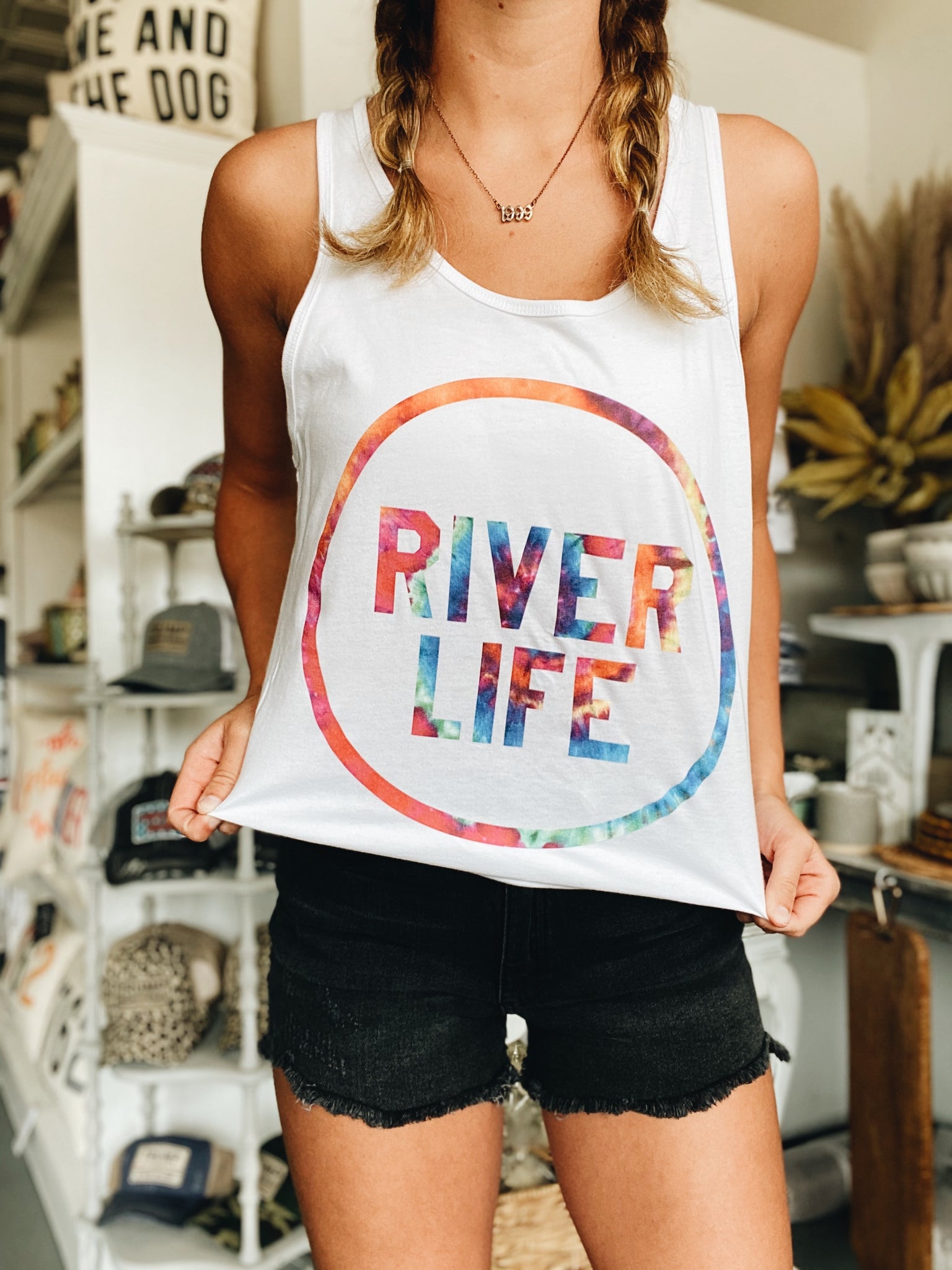 RIVER LIFE TIE DYE TANK