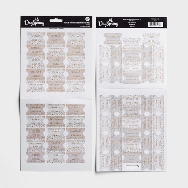 bible tabs | hope + encouragement