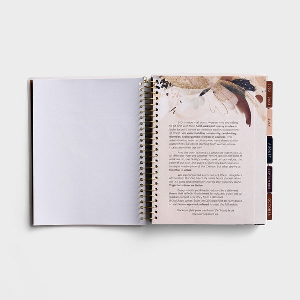 18-month planner | one heart for Jesus