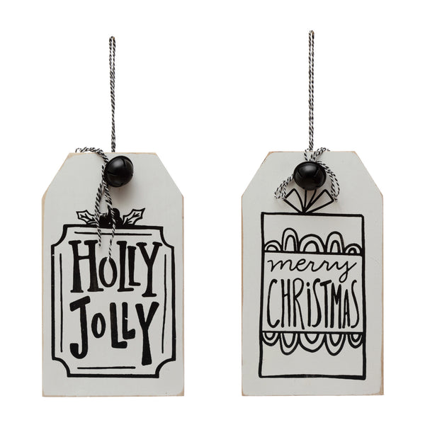12" tag wall hanging | merry Christmas